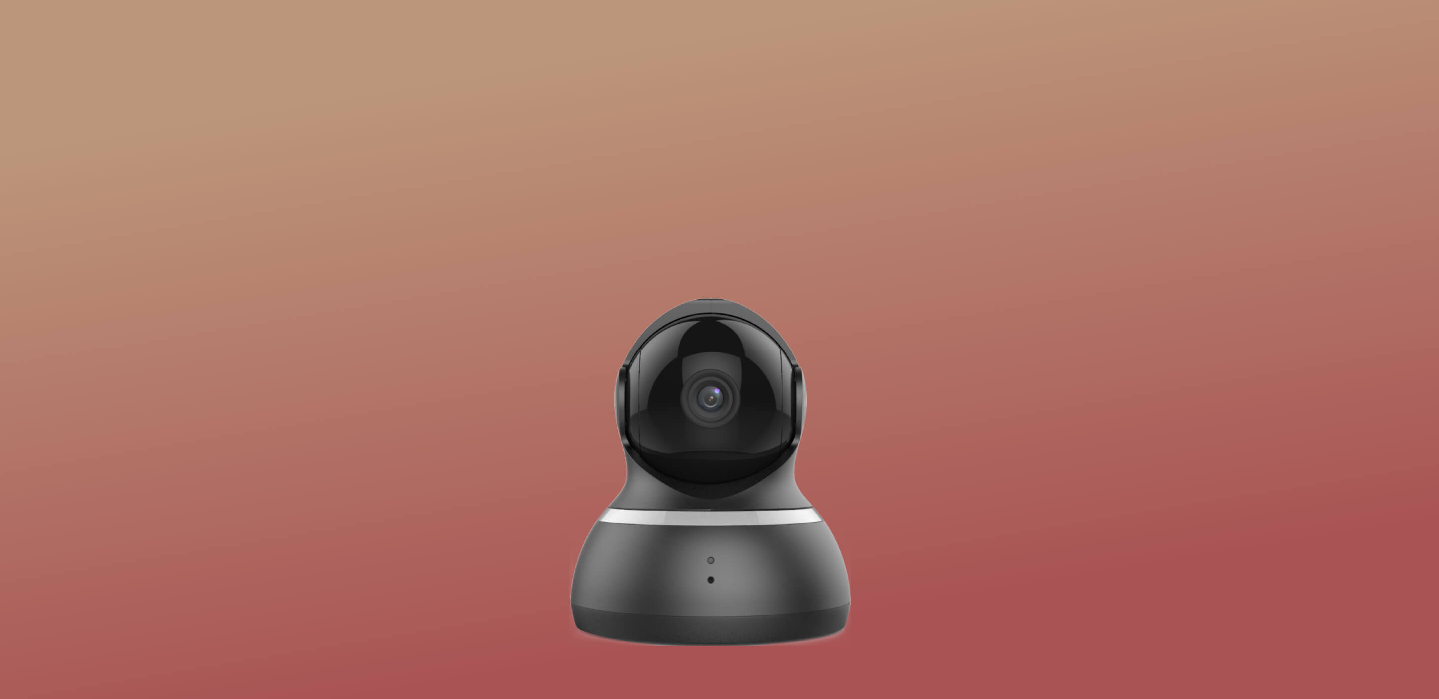 Yi Dome W-Lan Smart Home Kamera Cam 360 App Remote schwarz weiß 